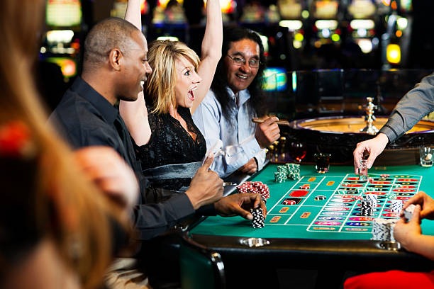 Live Roulette betting table layout